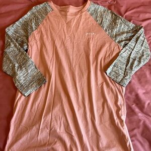 Women’s Pink and Gray Shirt